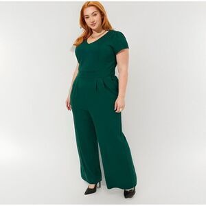 TORRID Pointe Knit‎ Jumpsuit Wide Leg Jumpsuit